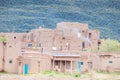 Taos Pueblo - traditional type of Native Indians architecture Royalty Free Stock Photo